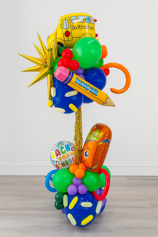Back 2 School Balloon Column