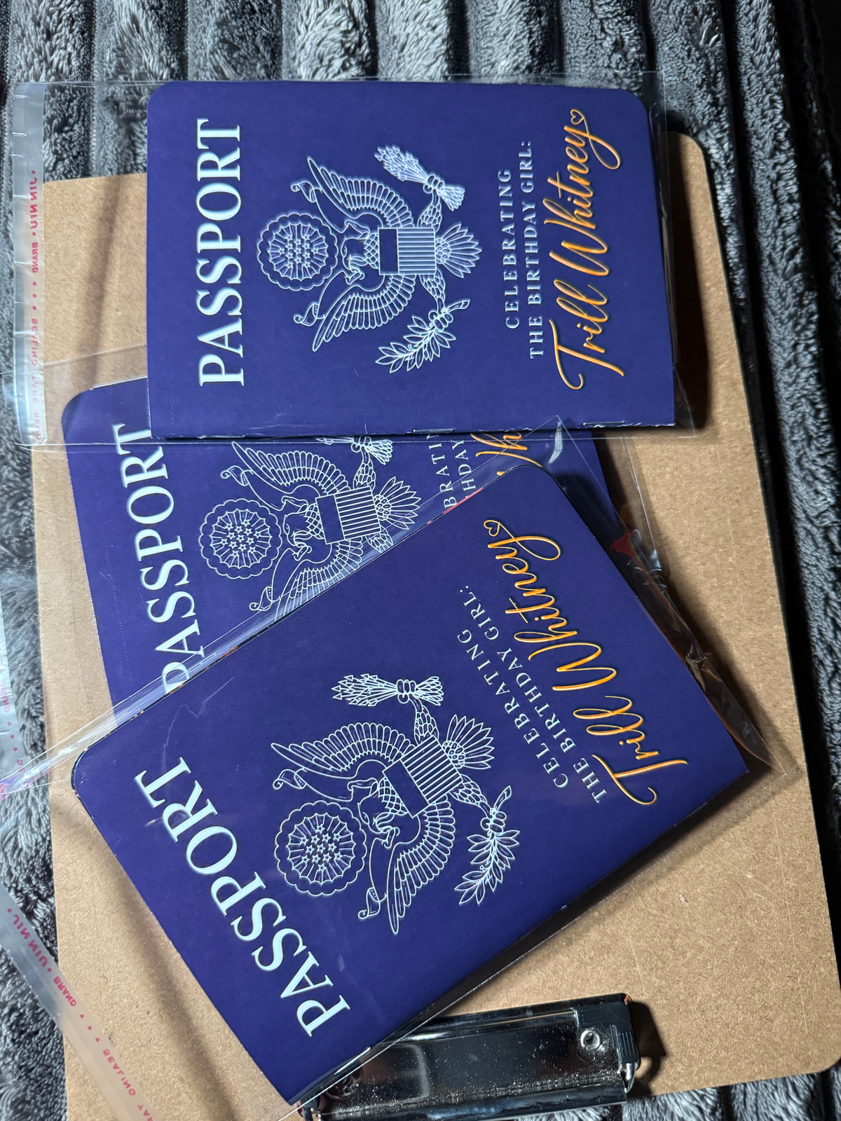 Custom Passport Invitations & Keepsakes