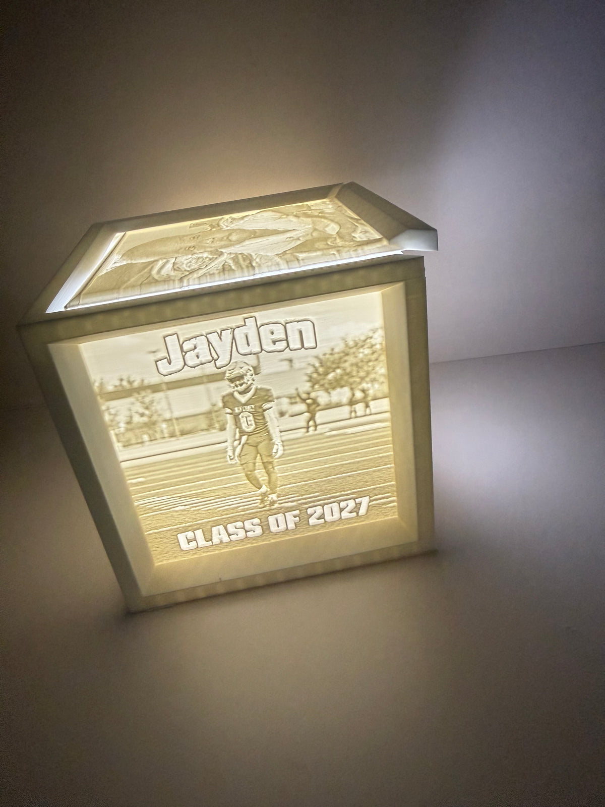 Custom Photo Light Box | 4-Photo Personalized Keepsake