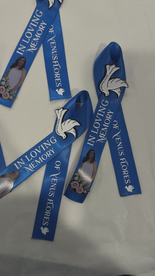 Custom Photo Memorial Ribbons