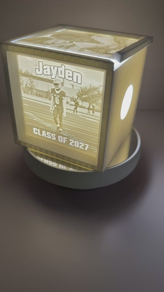 Custom Photo Light Box | 4-Photo Personalized Keepsake