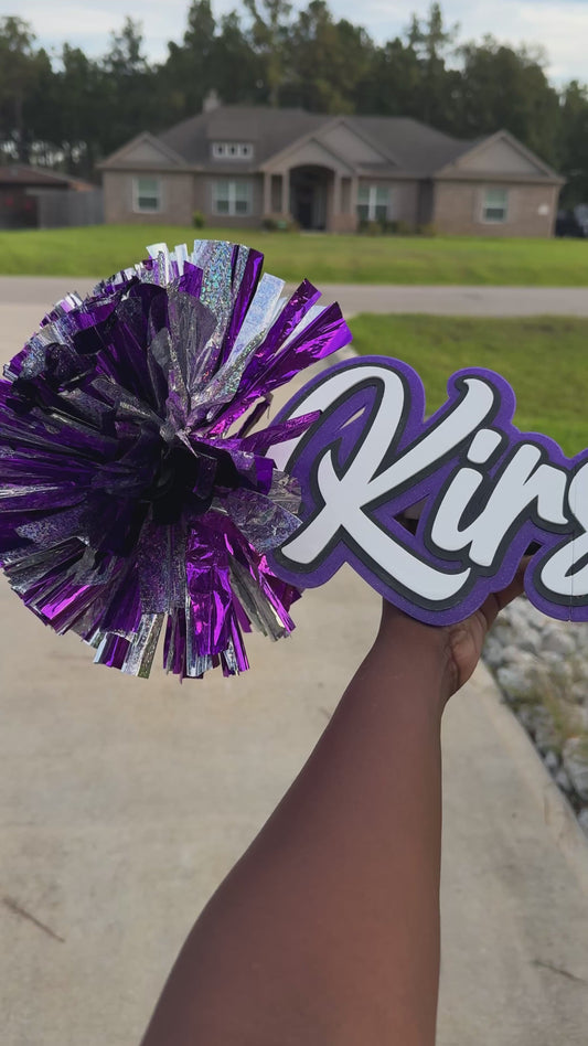 Custom 3D Spirit Stick | Personalized School Spirit Stick